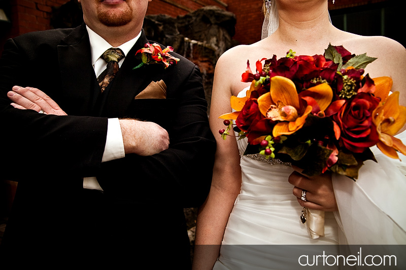 Sault Wedding - bride and groom