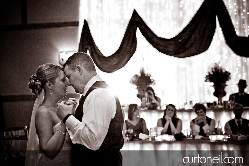 Sault Wedding - bride and groom first dance