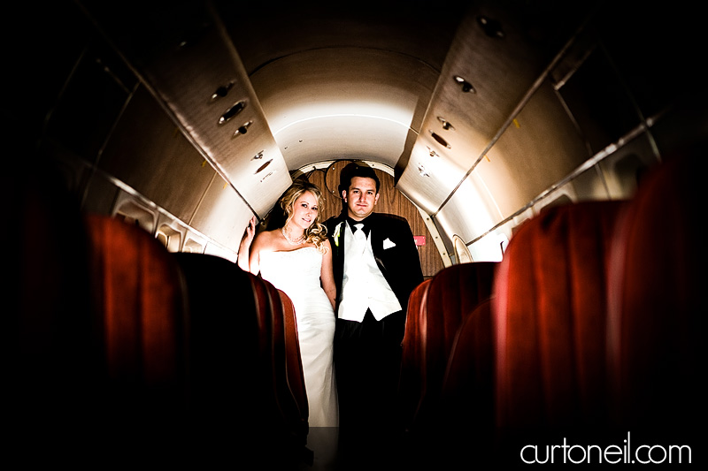 Sault Ste Marie Wedding Photography - Heather and Clint - Inside the bushplane museum