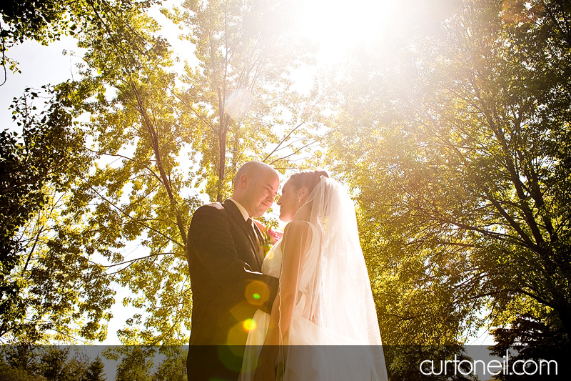 Wedding - Jill and John - sun burst