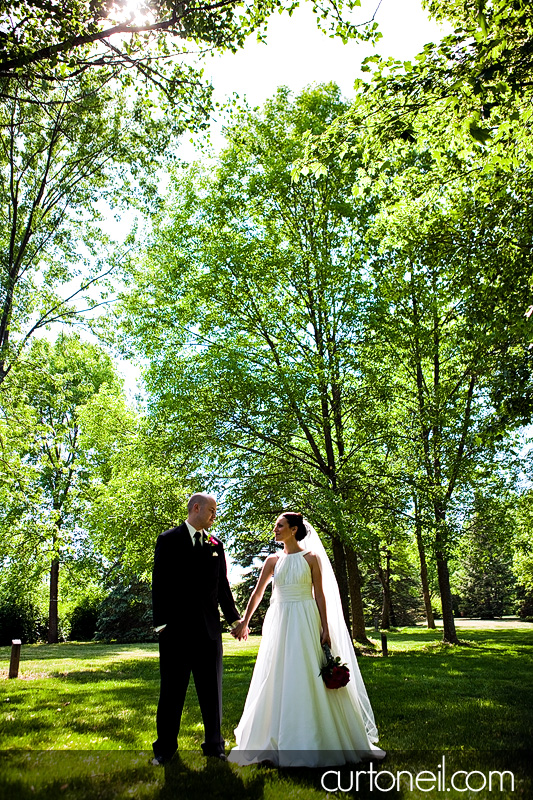 Wedding - Jill and John - holding hands