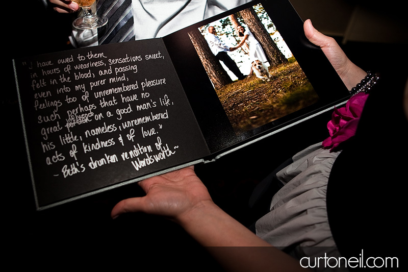 Wedding - Jill and John - guest book