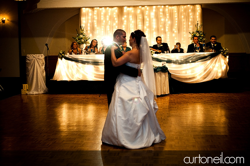 Sault Ste Marie Wedding - bride and groom first dance