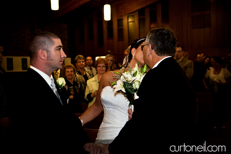 Sault Ste Marie Wedding - father and daughter