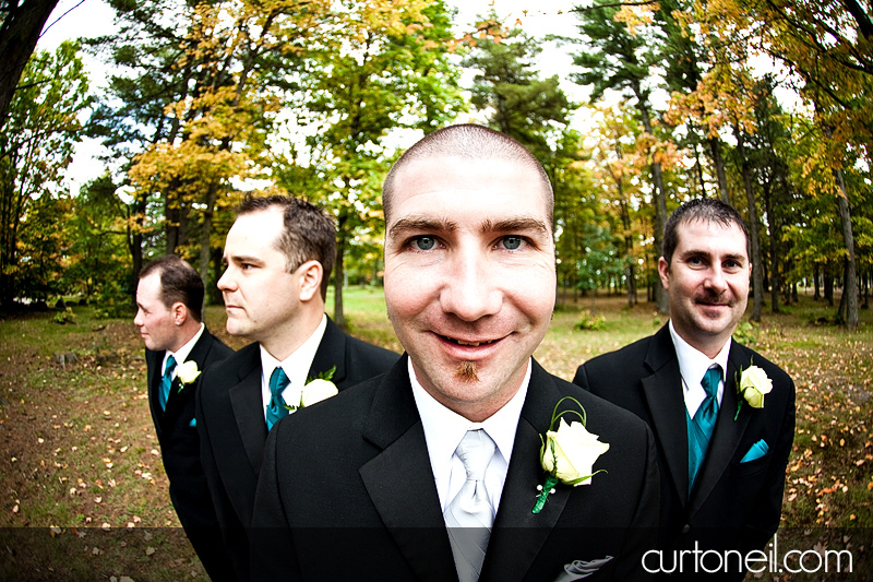 Sault Ste Marie Wedding - groom and groomsmen
