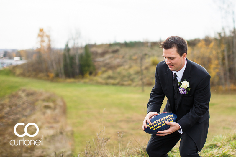 Sault Ste Marie Wedding Photography - Krista and Brian - fall, Fort Creek, Marconi, football