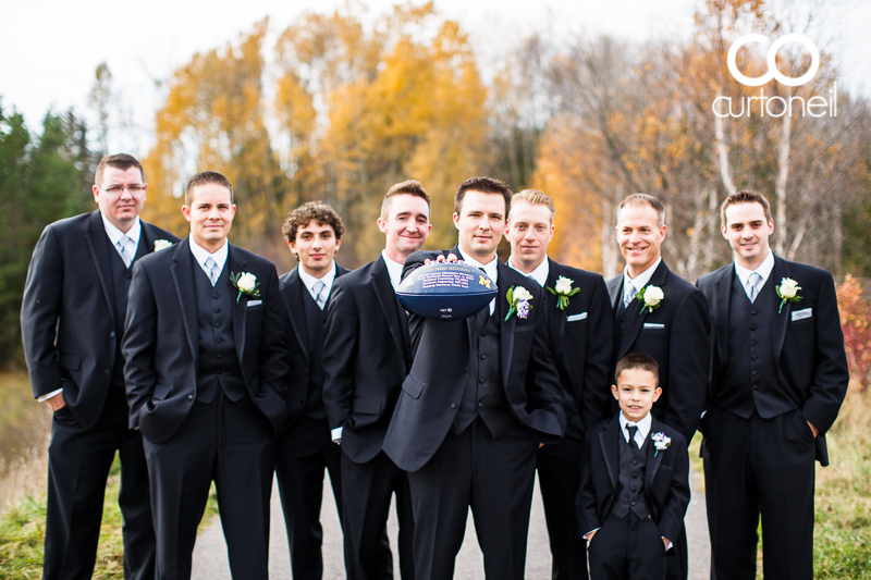 Sault Ste Marie Wedding Photography - Krista and Brian - fall, Fort Creek, Marconi, football