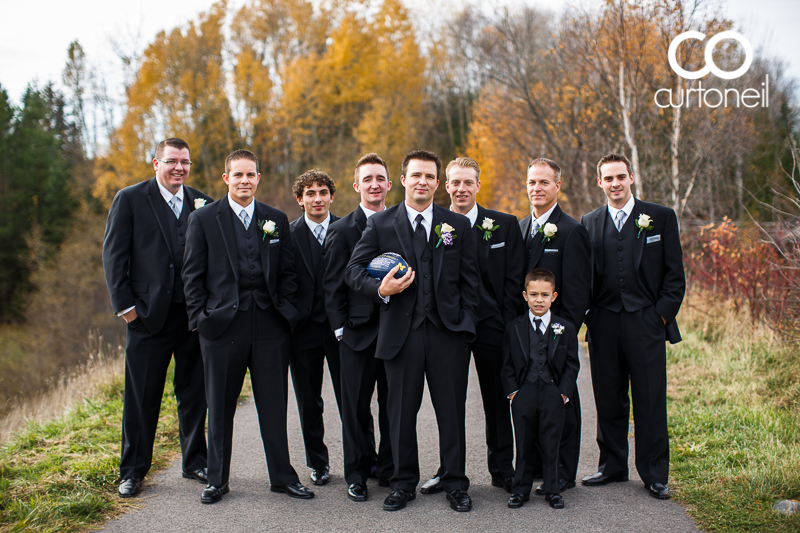 Sault Ste Marie Wedding Photography - Krista and Brian - fall, Fort Creek, Marconi, football