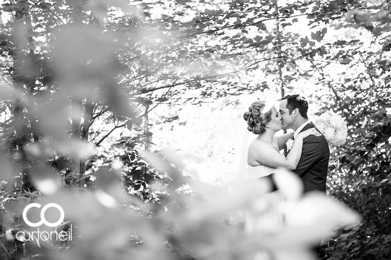Sault Ste Marie Wedding Photography - Kendra and Chris - Wishart Park, summer, sneak peek, trees