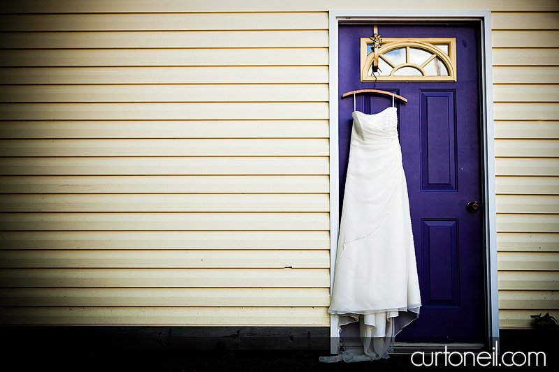 Sault Ste Marie Wedding - Katie and Paul - wedding dress