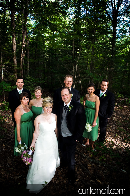 Sault Ste Marie Wedding - Katie and Paul - bridal party out of bounds on number eight