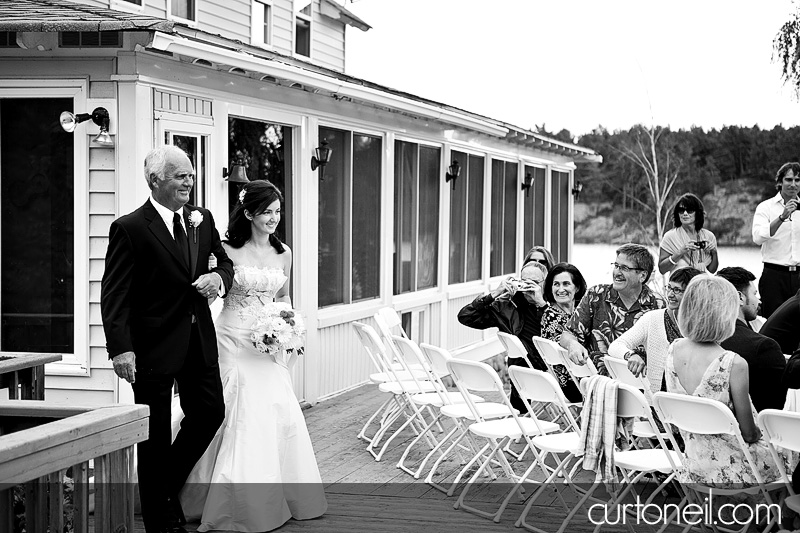 McGregor Bay Wedding shot by Curt O
