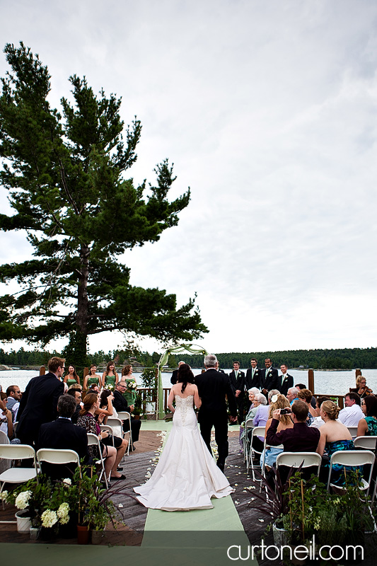 McGregor Bay Wedding shot by Curt O