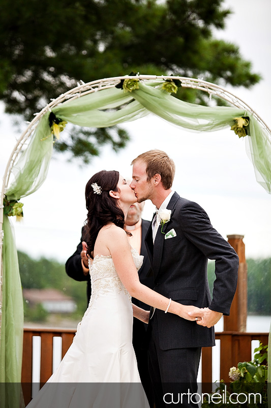 McGregor Bay Wedding shot by Curt O'Neil Sault Ste Marie Wedding Photographer - Laura and Denny - McGregor Bay, ON outdoor wedding