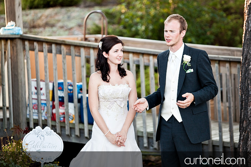 McGregor Bay Wedding shot by Curt O'Neil Sault Ste Marie Wedding Photographer - Laura and Denny - McGregor Bay, ON outdoor wedding