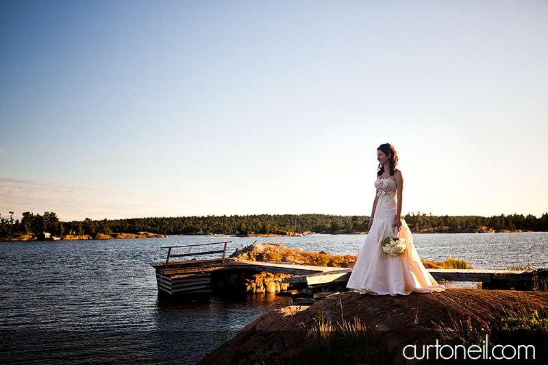 McGregor Bay Wedding shot by Curt O'Neil Sault Ste Marie Wedding Photographer - Laura and Denny - McGregor Bay, ON outdoor wedding