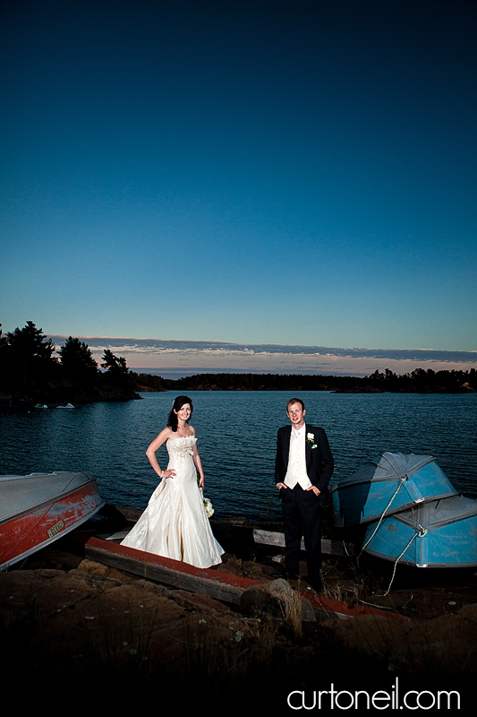 McGregor Bay Wedding shot by Curt O'Neil Sault Ste Marie Wedding Photographer - Laura and Denny - McGregor Bay, ON outdoor wedding