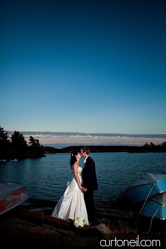 McGregor Bay Wedding shot by Curt O'Neil Sault Ste Marie Wedding Photographer - Laura and Denny - McGregor Bay, ON outdoor wedding