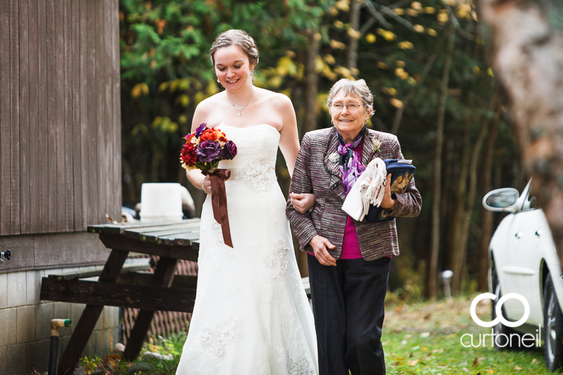 Sault Ste Marie Wedding Photography - Lisa and Hank - St. Joseph Island, fall, cold, outdoor wedding