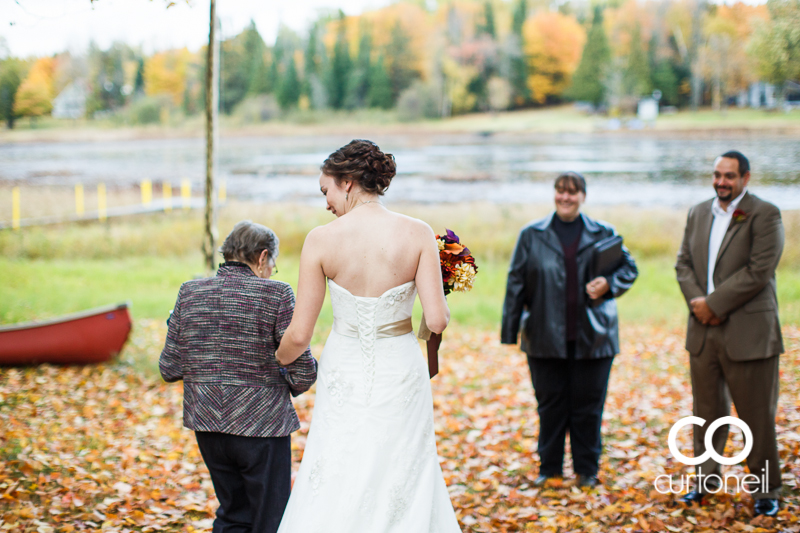 Sault Ste Marie Wedding Photography - Lisa and Hank - St. Joseph Island, fall, cold, outdoor wedding