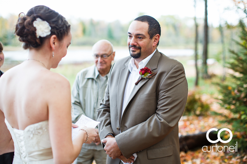 Sault Ste Marie Wedding Photography - Lisa and Hank - St. Joseph Island, fall, cold, outdoor wedding