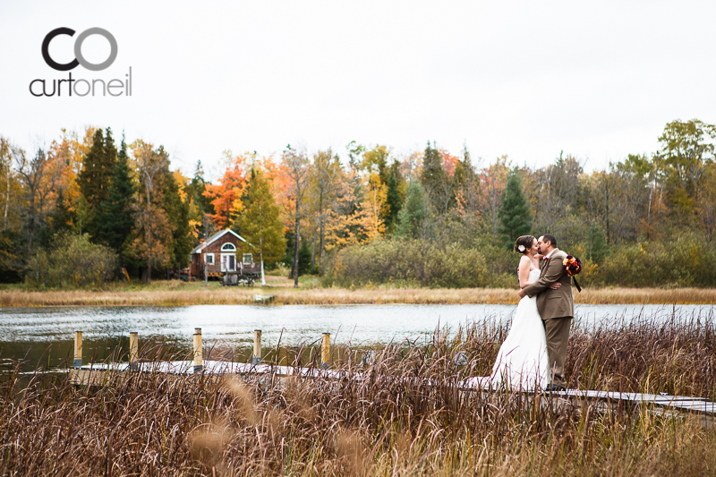 Sault Ste Marie Wedding Photography - Lisa and Hank - St. Joseph Island, fall, cold, outdoor wedding
