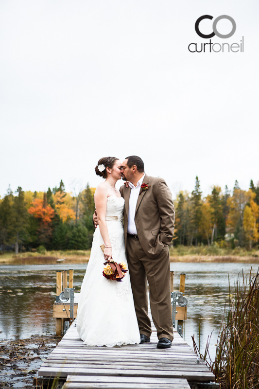 Sault Ste Marie Wedding Photography - Lisa and Hank - St. Joseph Island, fall, cold, outdoor wedding