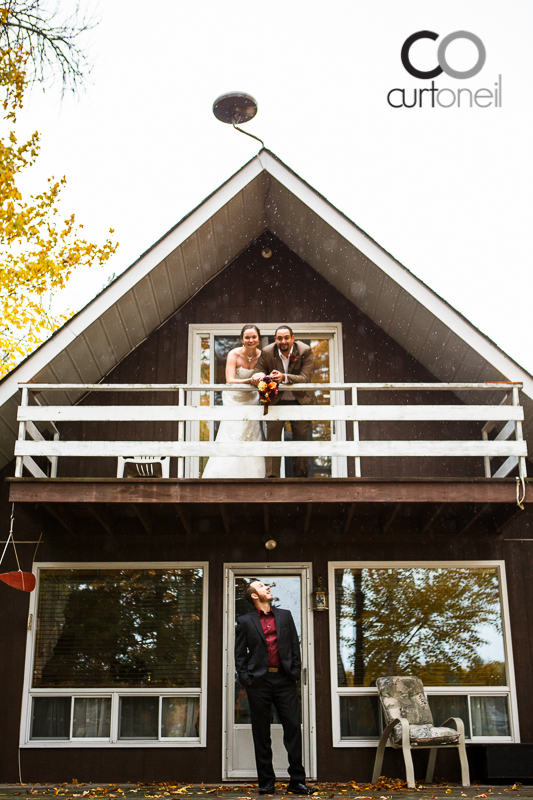 Sault Ste Marie Wedding Photography - Lisa and Hank - St. Joseph Island, fall, cold, outdoor wedding