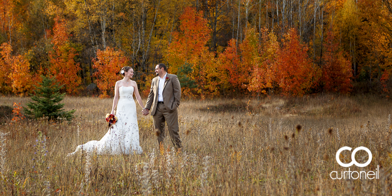 Sault Ste Marie Wedding Photography - Lisa and Hank - St. Joseph Island, fall, cold, outdoor wedding