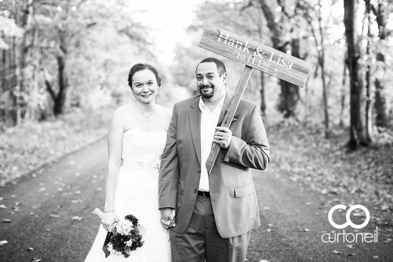 Sault Ste Marie Wedding Photography - Lisa and Hank - St. Joseph Island, fall, cold, outdoor wedding