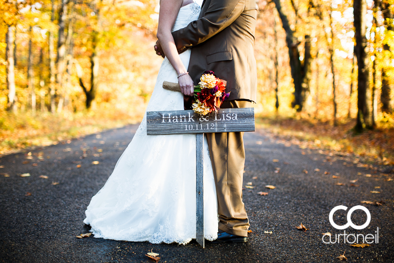 Sault Ste Marie Wedding Photography - Lisa and Hank - St. Joseph Island, fall, cold, outdoor wedding