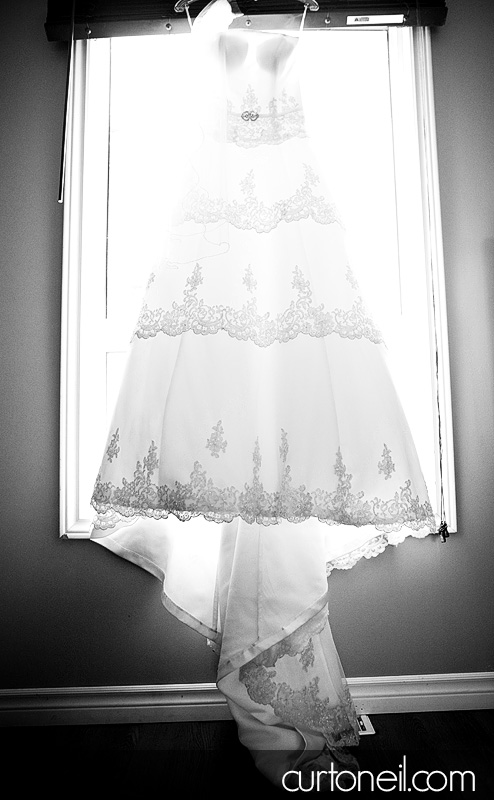 Sault Ste Marie Wedding Photography - Laura and John - wedding dress