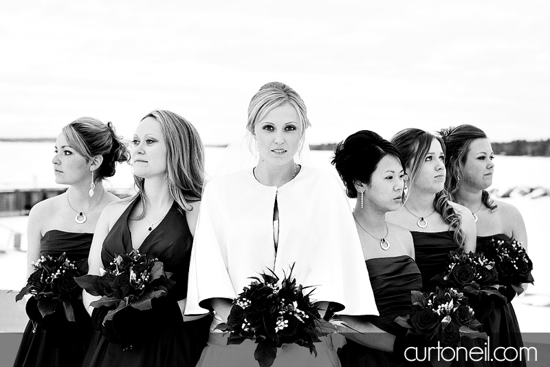 Sault Ste Marie Wedding Photography - Lisa and Scott - winter cold