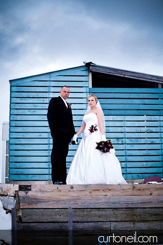 Sault Ste Marie Wedding Photography - Lisa and Scott - winter cold