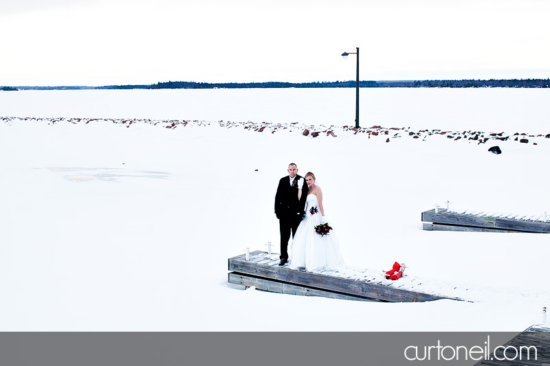 Sault Ste Marie Wedding Photography - Lisa and Scott - winter cold