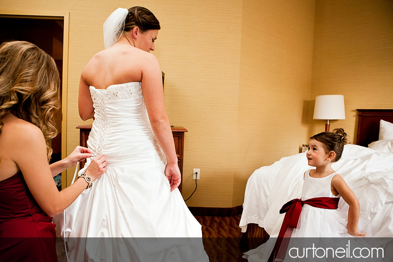 Sault Ste Marie Wedding Photography - Melissa and Jacey - rain, fall, Water Tower Inn