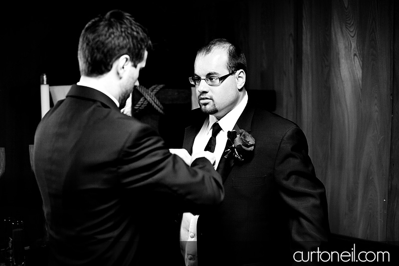 Sault Ste Marie Wedding Photography - Melissa and Jacey - rain, fall, Water Tower Inn