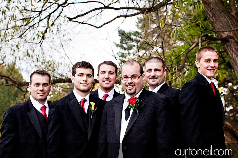 Sault Ste Marie Wedding Photography - Melissa and Jacey - rain, fall, Water Tower Inn