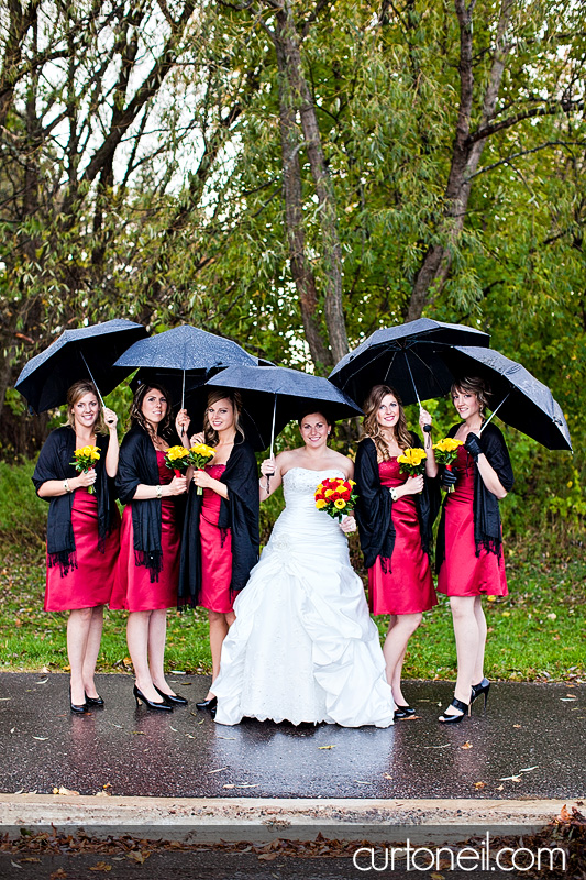 Sault Ste Marie Wedding Photography - Melissa and Jacey - rain, fall, Water Tower Inn