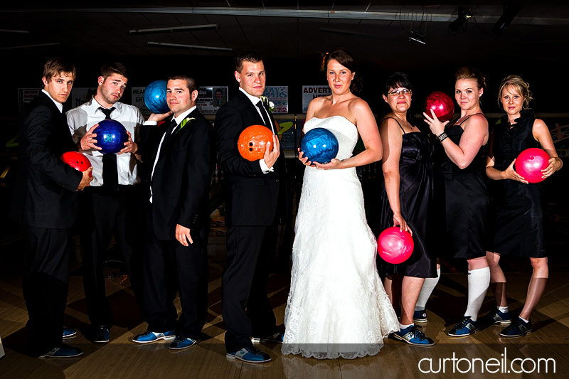 Sault Ste Marie Wedding Photography - Megan and Mathew - Gros Cap, Northcrest Bowling