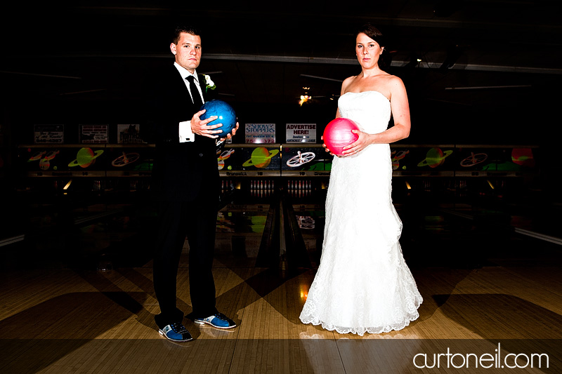 Sault Ste Marie Wedding Photography - Megan and Mathew - Gros Cap, Northcrest Bowling