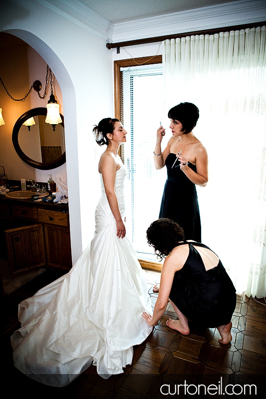 Sault Ste Marie Wedding Photography - Mary and Steve - getting ready