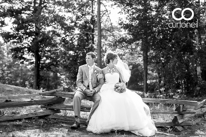 Sault Ste Marie Wedding Photography - Nicole and Greg - Crimson Ridge, summer, fence