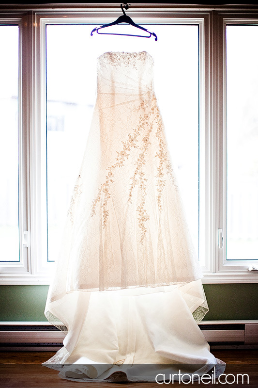 Sault Ste Marie Wedding - Nikki and Jason - wedding dress