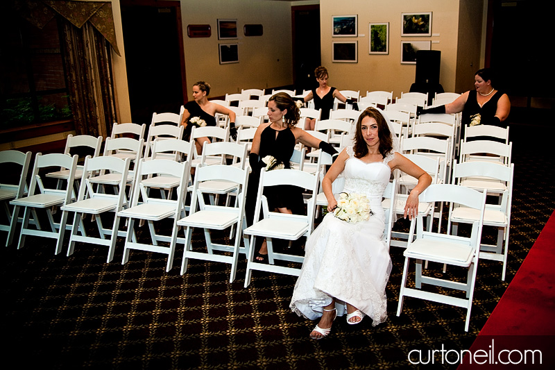 sault wedding - girls and chairs