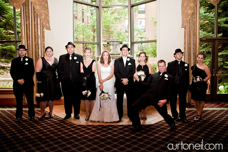 sault wedding air guitar