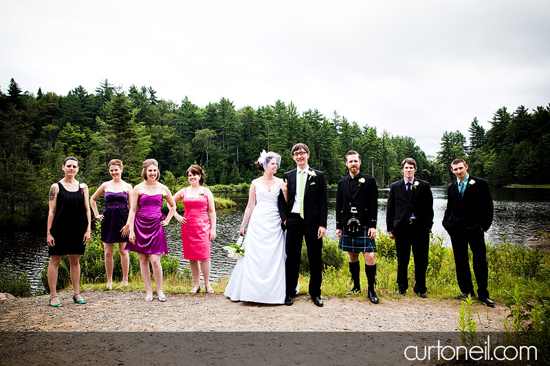 Sault Ste Marie Wedding - Rebecca and Brent - edge of water