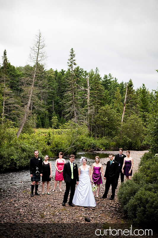 Sault Ste Marie Wedding - Rebecca and Brent - party on the rocks