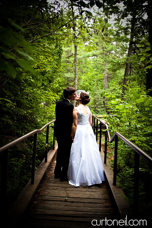Sault Ste Marie Wedding - Rebecca and Brent - down the path