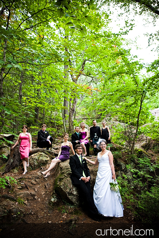 Sault Ste Marie Wedding - Rebecca and Brent - in the trees